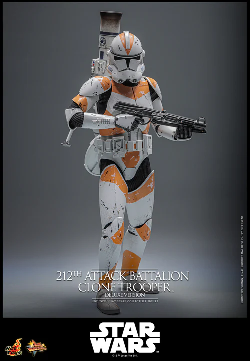 HOT TOYS MOVIE MASTERPIECE SERIES MMS852 STAR WARS EPISODE III REVENGE OF THE SITH 212TH ATTACK BATTALION CLONE TROOPER DELUXE VERSION FIGURE [PRE ORDER] - Image 4