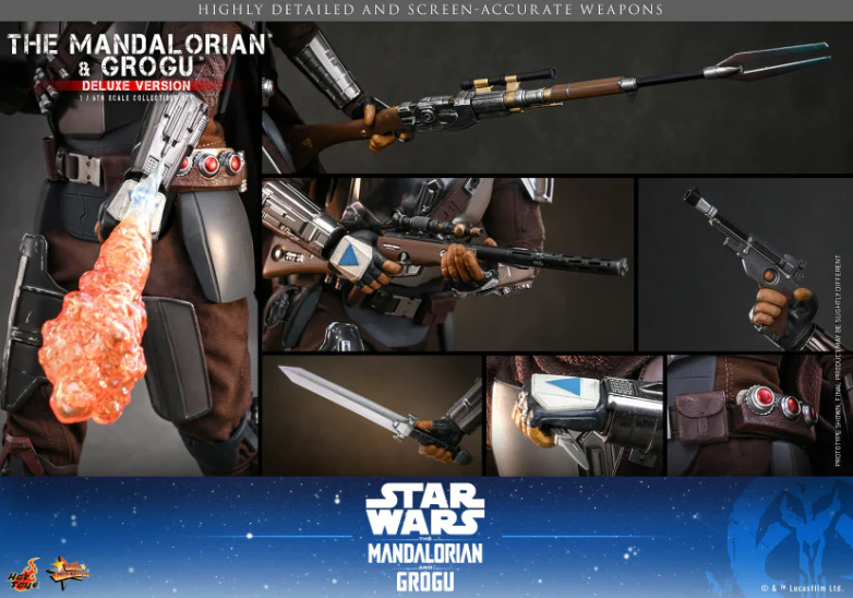 HOT TOYS MOVIE MASTERPIECE SERIES MMS872 STAR WARS THE MANDALORIAN™ AND GROGU™ DELUXE VERSION ACTION FIGURE [PRE ORDER] - Image 24