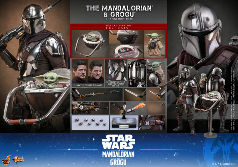 HOT TOYS MOVIE MASTERPIECE SERIES MMS872 STAR WARS THE MANDALORIAN™ AND GROGU™ DELUXE VERSION ACTION FIGURE [PRE ORDER] - Image 27