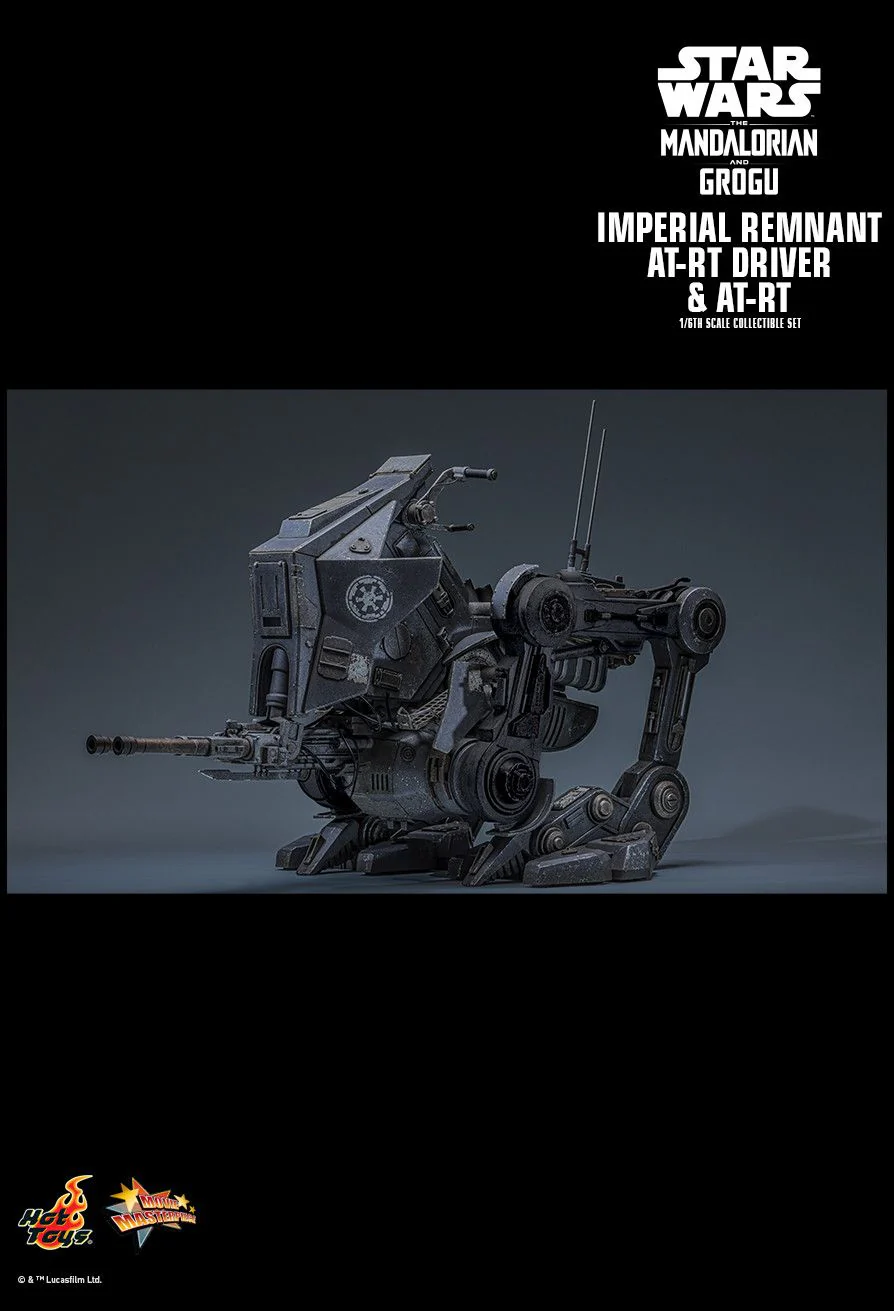 HOT TOYS MOVIE MASTERPIECE SERIES MMS875 STAR WARS THE MANDALORIAN & GROGU IMPERIAL REMNANT AT-RT DRIVER & AT-RT ACTION FIGURE [PRE ORDER] - Image 6