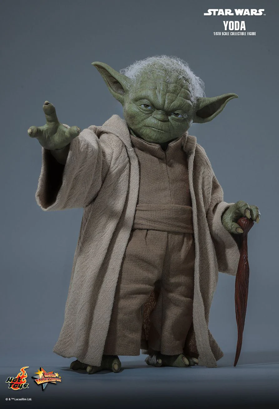HOT TOYS MOVIE MASTERPIECE SERIES MMS878 STAR WARS EPISODE III REVENGE OF THE SITH YODA ACTION FIGURE [PRE ORDER] - Image 4