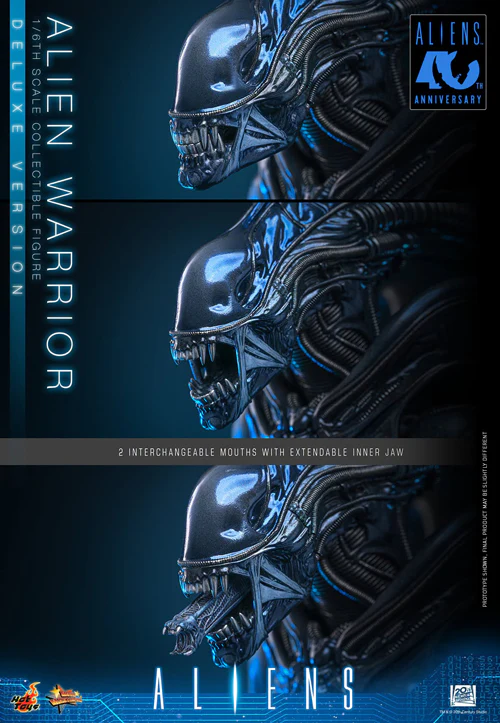 HOT TOYS MOVIE MASTERPIECE SERIES MMS899 ALIENS ALIEN WARRIOR DELUXE VERSION ACTION FIGURE [PRE ORDER] - Image 12