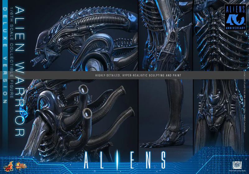 HOT TOYS MOVIE MASTERPIECE SERIES MMS899 ALIENS ALIEN WARRIOR DELUXE VERSION ACTION FIGURE [PRE ORDER] - Image 14