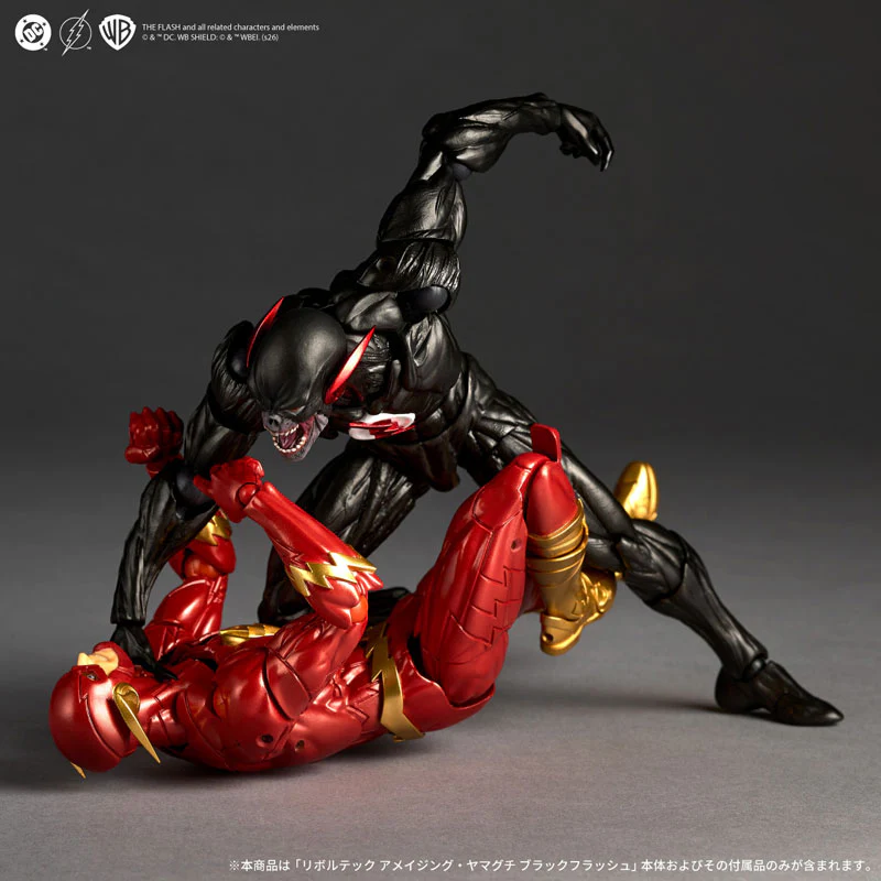 KAIYODO REVOLTECH DC CHARACTERS AMAZING YAMAGUCHI BLACK FLASH ACTION FIGURE [PRE ORDER] - Image 8