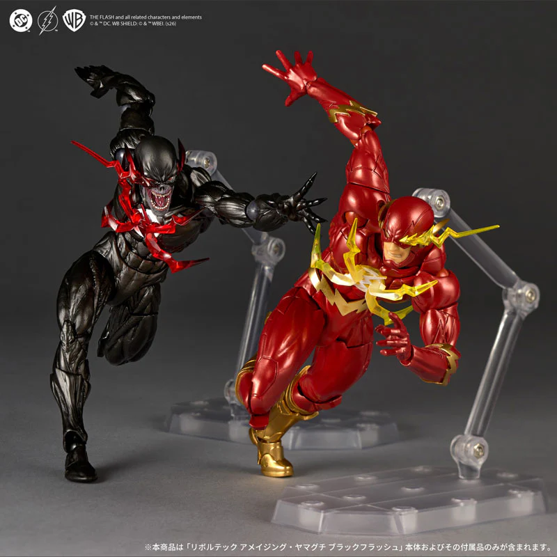 KAIYODO REVOLTECH DC CHARACTERS AMAZING YAMAGUCHI BLACK FLASH ACTION FIGURE [PRE ORDER] - Image 9