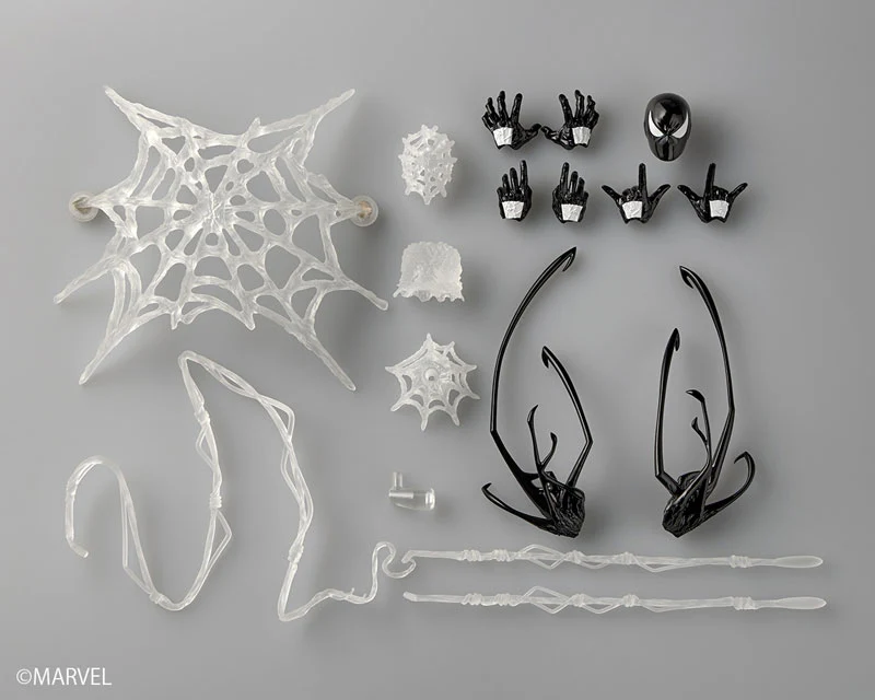 KAIYODO REVOLTECH MARVEL CHARACTERS AMAZING YAMAGUCHI SYMBIOTE SPIDER MAN ACTION FIGURE [PRE ORDER] - Image 12