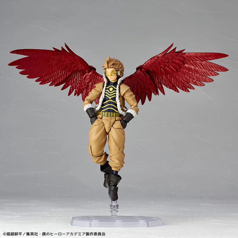 KAIYODO REVOLTECH MY HERO ACADEMIA AMAZING YAMAGUCHI HAWKS ACTION FIGURE [PRE ORDER] - Image 7