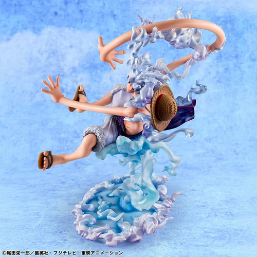MEGAHOUSE PORTRAIT OF PIRATES ONE PIECE EVOLUTIONARY HISTORY MONKEY D. LUFFY GEAR 5 FIGURE [PRE ORDER] - Image 5
