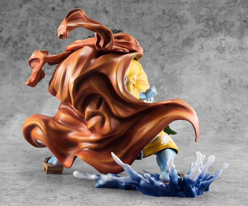 MEGAHOUSE PORTRAIT OF PIRATES ONE PIECE SA-MAXIMUM KNIGHT OF THE SEA JINBE SUPER LIMITED REPRINT FIGURE - Image 5