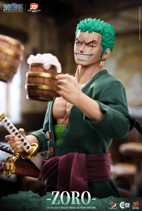 PIXEL POSES ONE PIECE 1/6TH SCALE RORONOA ZORO STANDARD EDITION ACTION FIGURE [PRE ORDER] - Image 6