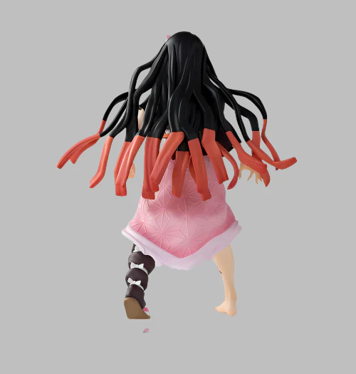 SEGA FIGURIZMΑ DEMON SLAYER KIMETSU NO YAIBA NEZUKO KAMADO DEMON FORM ADVANCING VERSION FIGURE - Image 3