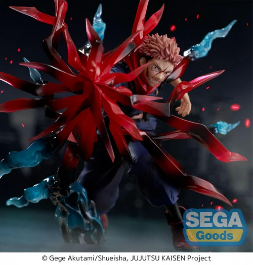 SEGA JUJUTSU KAISEN LUMINASTA YUJI ITADORI BLACK FLASH FIGURE - Image 2