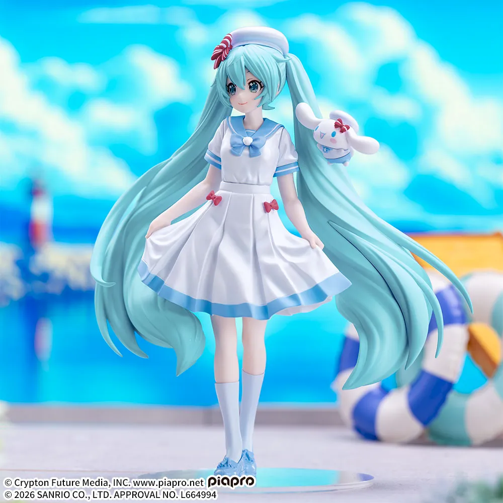 SEGA PIAPRO CHARACTERS XSTELLAR HATSUNE MIKU X CINNAMOROLL SUMMER VERSION FIGURE [PRE ORDER] - Image 2