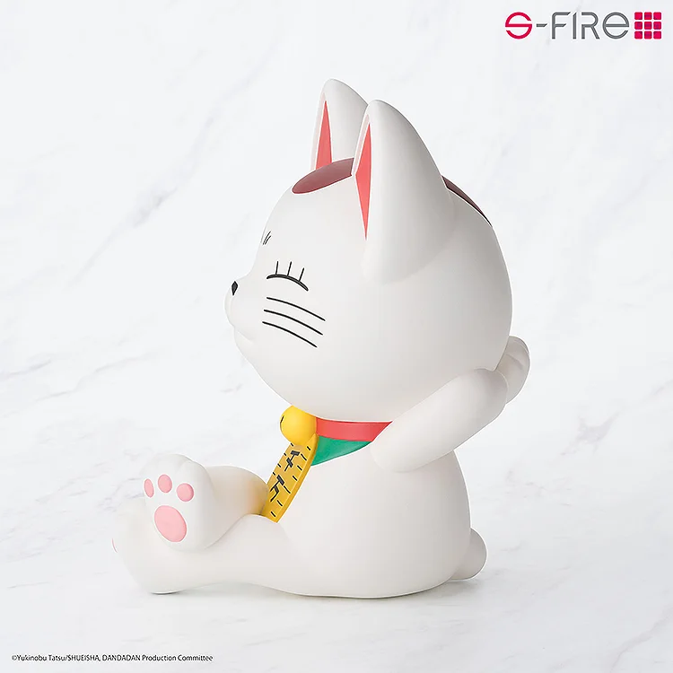 SEGA TV ANIME DANDADAN PVC PIGGY BANK FIGURE TURBO GRANNY BECKONING CAT FIGURE - Image 6