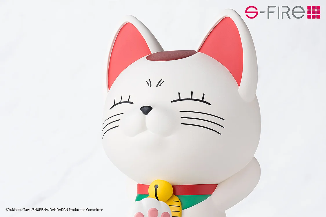 SEGA TV ANIME DANDADAN PVC PIGGY BANK FIGURE TURBO GRANNY BECKONING CAT FIGURE - Image 9