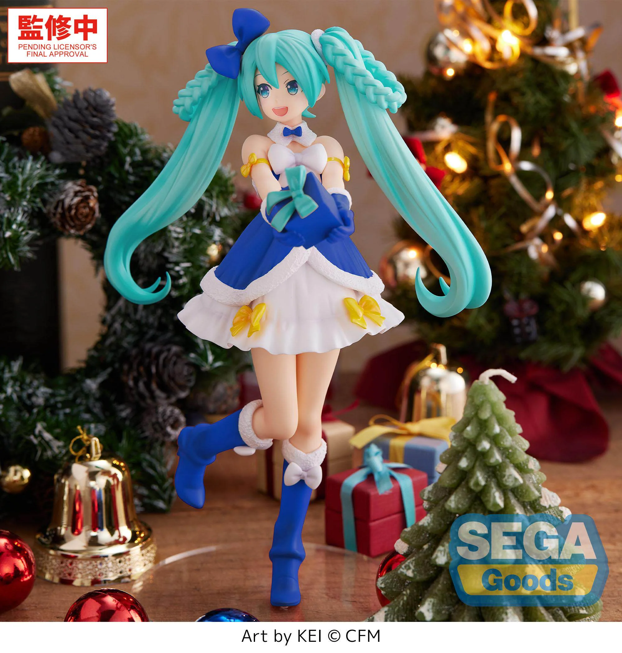 SEGA VOCALOID HIGH PREMIUM HATSUNE MIKU SAPPHIRE CHRISTMAS VERSION FIGURE [PRE ORDER] - Image 2