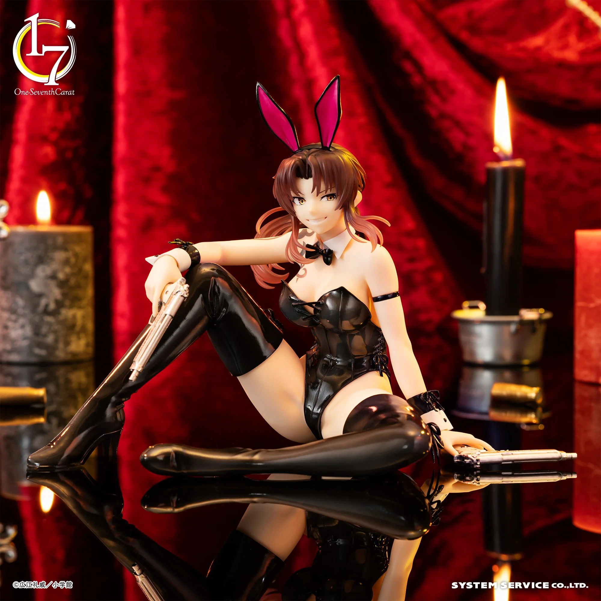 SYSTEM SERVICE BLACK LAGOON ONE SEVENTH CARAT REVY BUNNY VERSION FIGURE [PRE ORDER]