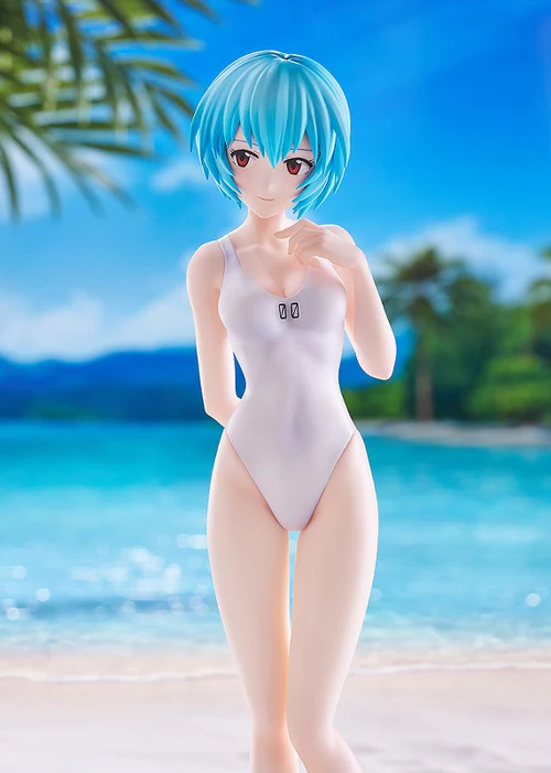 WAVE REBUILD OF EVANGELION POP UP PARADE BEACH QUEENS REI AYANAMI ONEPIECE STYLE L SIZE FIGURE [PRE ORDER] - Image 4