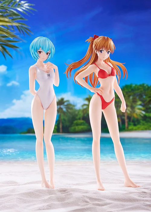 WAVE REBUILD OF EVANGELION POP UP PARADE BEACH QUEENS REI AYANAMI ONEPIECE STYLE L SIZE FIGURE [PRE ORDER] - Image 6