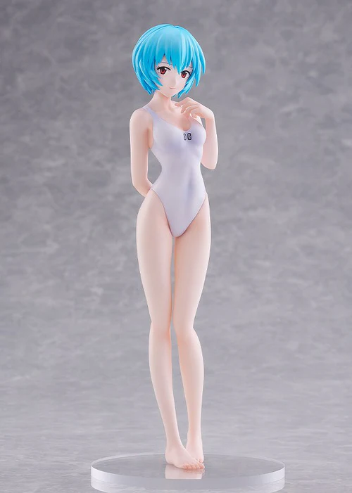 WAVE REBUILD OF EVANGELION POP UP PARADE BEACH QUEENS REI AYANAMI ONEPIECE STYLE L SIZE FIGURE [PRE ORDER] - Image 7